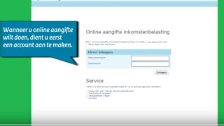 Online aangifte doen inkomstenbelasting