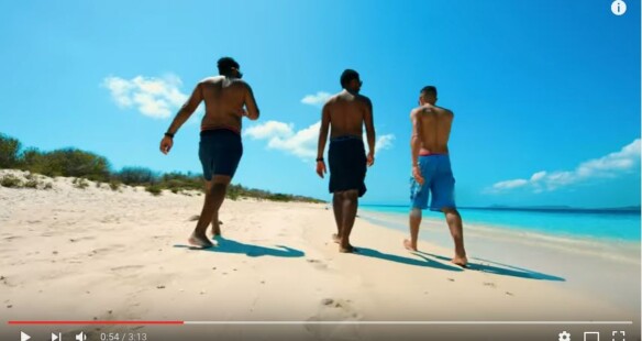 Muziekvideo door Giichi opgenomen op Bonaire