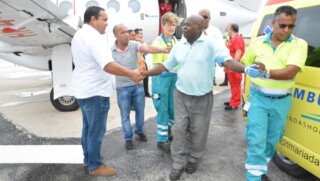 Eerste patiënten van de Bovenwinden komen aan op Bonaire