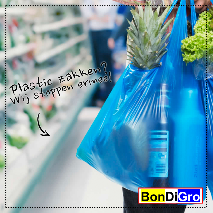 Bondigro stopt met plastic zakjes