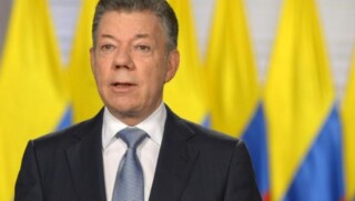 President Santos van Colombia Foto President