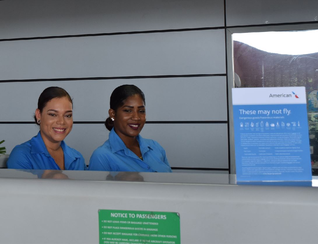 medewerkers van Bonaire Air Services