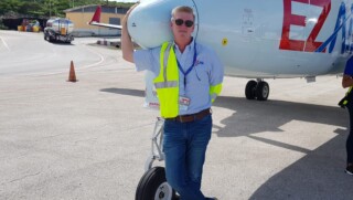 Eerste vliegtuig van EZ Air is op Curacao geland