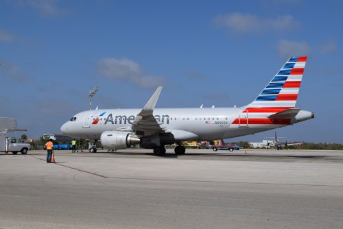 Eerste Airbus AA op Bonaire