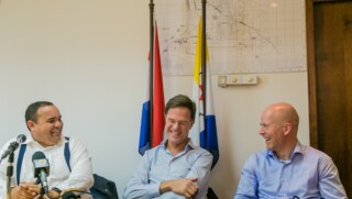 Ontspannen Minister President Rutte zeer positief over de toekomst van Bonaire