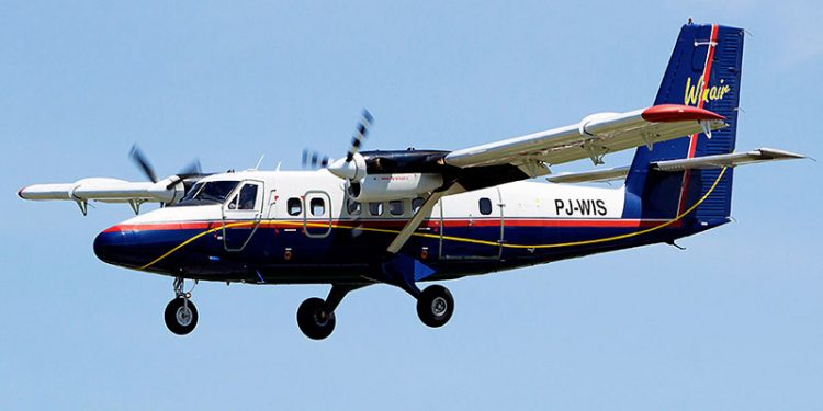 Tijdelijke vluchten Winair  tussen Sint Eustatius en Bonaire