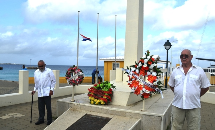 Bonaire herdenkt gevallenen Tweede Wereldoorlog