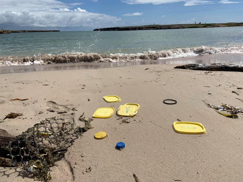 Plastic afval op Bonaire
