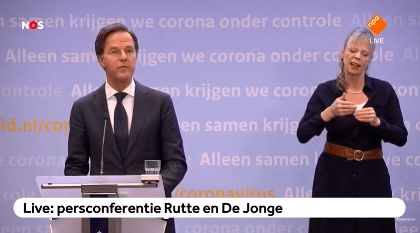 Rutte: "Blijf in Nederland tot en met maart