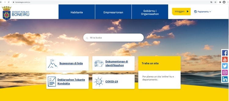 Openbaar Lichaam Bonaire lanceert nieuwe website
