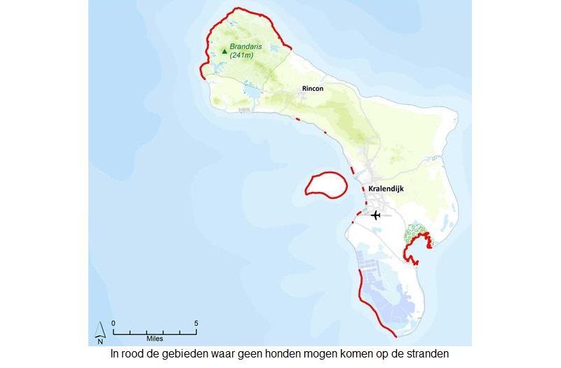 Hondenverbod op verschillende Bonairiaanse stranden