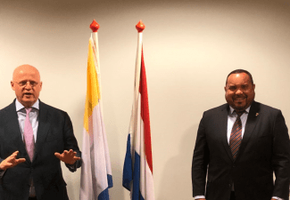 Grapperhaus en Rijna praten over veiligheid Bonaire