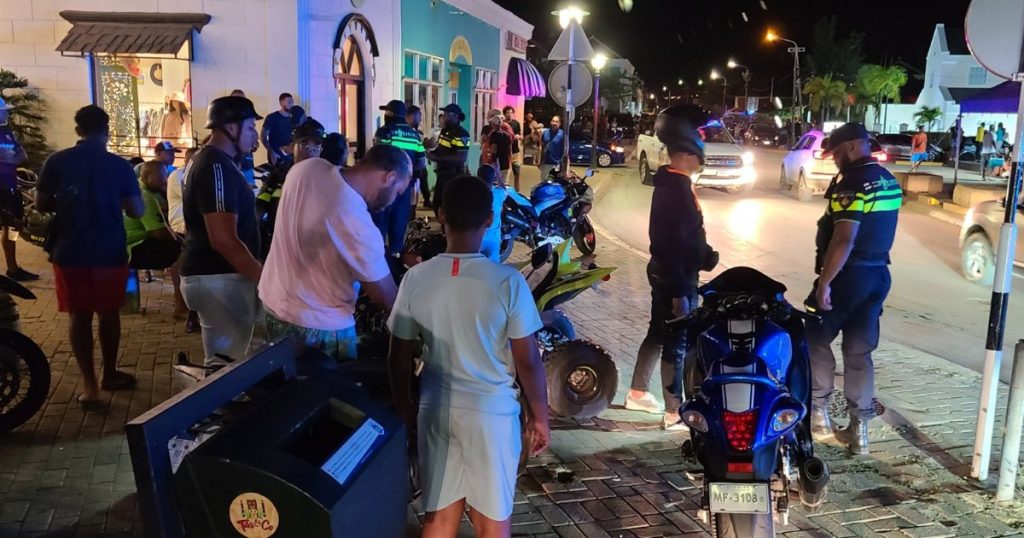 Politie Bonaire neemt actie tegen geluidsoverlast motoren in centrum