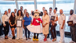 Disney Cruise Fantasy was voor de eerste keer op Bonaire