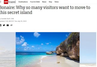 Artikel over Bonaire te lezen op CNN.com