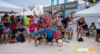 De beach tennissers hebben succes in Aruba.
