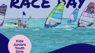 De windsurf association Bonaire organiseert de eerste downwind slalom competitie van het jaar