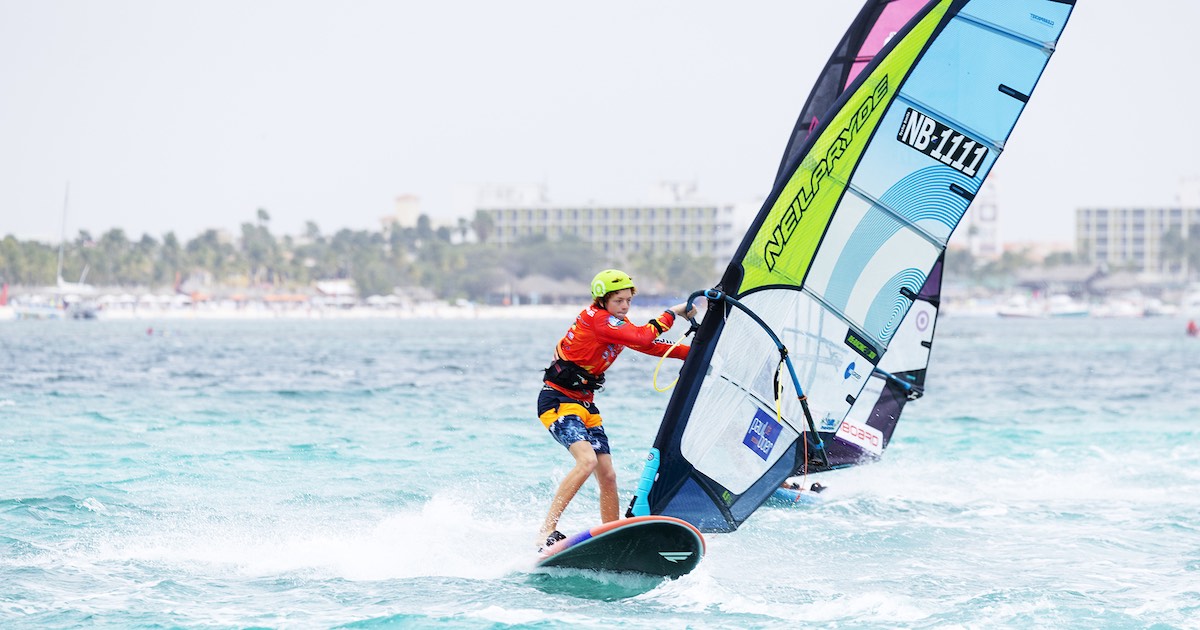 Tycho Smits in actie tijdens de High-winds in Aruba.