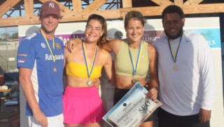 Afgelopen weekend stond in het teken van de Mixed Doubles Beachtennis.