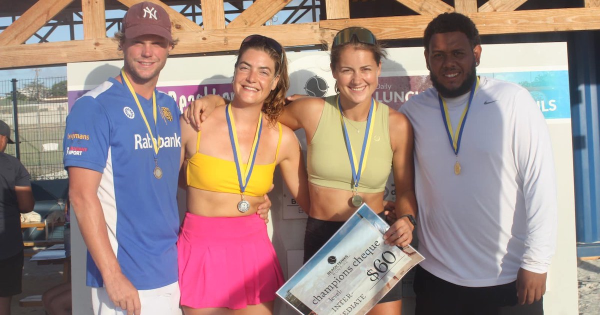 Afgelopen weekend stond in het teken van de Mixed Doubles Beachtennis.