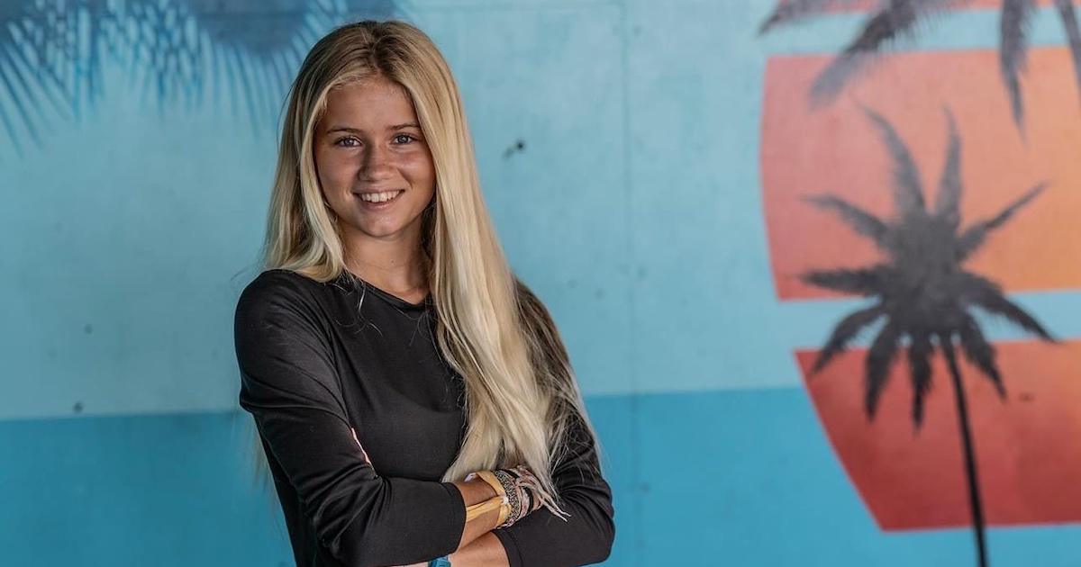 Bobbi-Lynn de Jong gaat komend jaar meetrainen met de Nederlandse surfselectie.