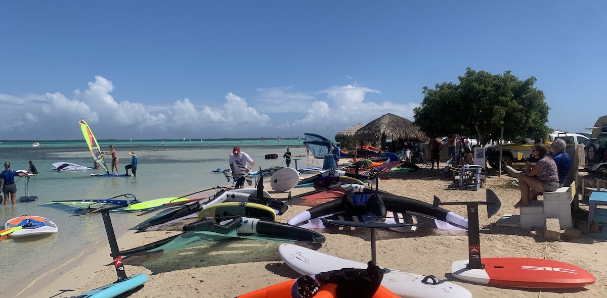 Het was afgelopen weekend druk op de stranden van Sorobon.